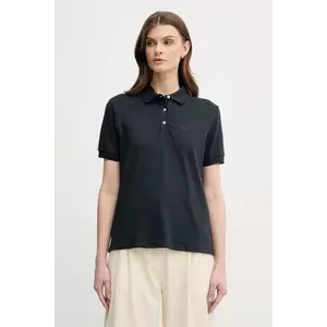 Barbour tricou polo Bowford femei, culoarea albastru marin, LML0886NY73 imagine