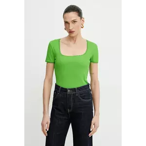 Morgan tricou DLUBI femei, culoarea verde, DLUBI imagine