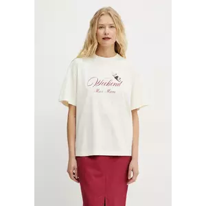 Weekend Max Mara tricou din bumbac femei, culoarea bej, 2515971032600 imagine