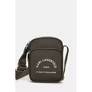 Karl Lagerfeld borseta K/RSG barbati, culoarea verde, A2M30158 imagine