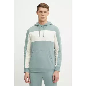 Puma bluza barbati, culoarea verde, cu glugă, modelator, 684687 imagine