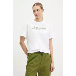 Columbia tricou din bumbac Rolling Bend femei, culoarea alb, 2119991 imagine