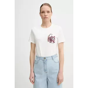 PS Paul Smith tricou din bumbac femei, culoarea bej, W2R.G799.PP5102 imagine