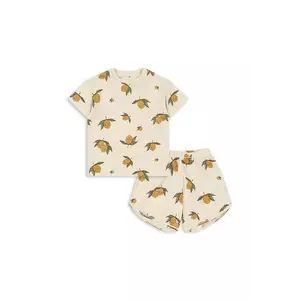 Konges Sløjd set de bumbac pentru copii FAMO SET GOTS culoarea bej, KS102602 imagine