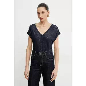 Morgan tricou DEMA femei, culoarea albastru marin, DEMA imagine