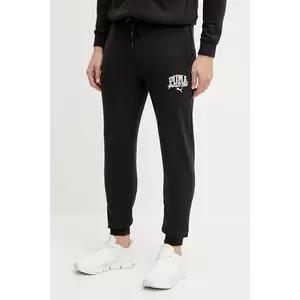 Puma pantaloni de trening culoarea negru, cu imprimeu, 684652 imagine