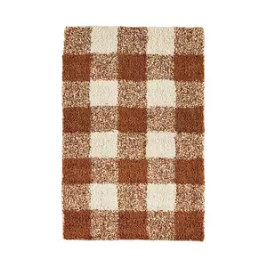 Madam Stoltz covor de baie CHecked Tufted imagine