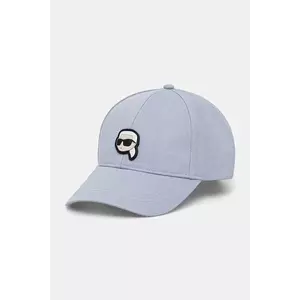 Karl Lagerfeld șapcă de baseball din bumbac cu imprimeu, A2W33059 imagine