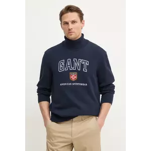 Gant pulover bărbați culoarea bleumarin 8030224 imagine