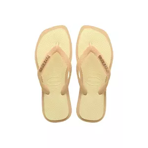 Havaianas slapi TOP SQUARE FUSION femei, culoarea bej, 4149944.0570 imagine