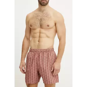 Lacoste pantaloni scurti de baie culoarea portocaliu, MH9086 imagine