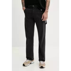 Dickies pantaloni de bumbac barbati, culoarea negru, drept, DK0A4Z6QBLK1 imagine