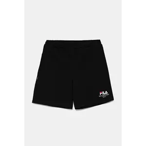 Fila pantaloni scurti copii LOHFELDEN culoarea negru, talie reglabila, FAT0628 imagine