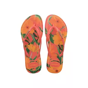 Havaianas papuci SLIM femei, culoarea portocaliu, 4122111.9260 imagine