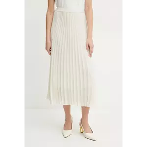 Marella fusta ACERBO culoarea bej, midi, evazati, 2513101065200 imagine