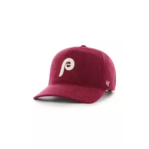47 brand sapca MLB Philadelphia Phillies culoarea portocaliu, cu imprimeu, B-TCDLC19IWP-CA imagine