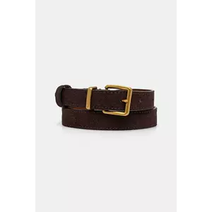 Answear Lab curea de piele femei, culoarea maro imagine