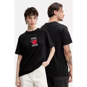 Kaotiko tricou din bumbac culoarea negru, cu imprimeu, AQ064-01-G002 imagine