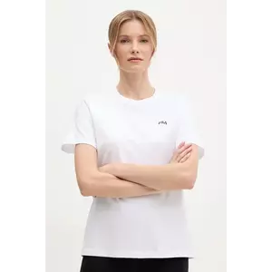 Fila tricou din bumbac Lignano femei, culoarea alb, FAW1053 imagine