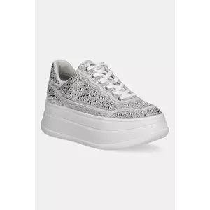 MICHAEL Michael Kors sneakers Hayes femei, culoarea argintiu, 43S5HYFS2D.042 imagine