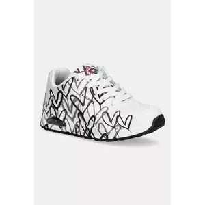 Skechers sneakers SKECHERS X JGOLDCROWN femei, culoarea alb, 155507 imagine