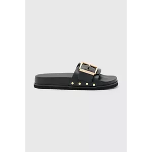 AllSaints papuci Ellie Stud Slider femei, culoarea negru, W038FC imagine