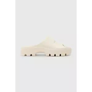 AllSaints papuci Eclipse Slider femei, culoarea bej, cu platforma, W033FC imagine