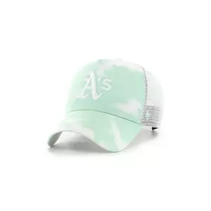 47 brand sapca MLB Oakland Athletics culoarea verde, cu imprimeu, B-ITCDT18PTP-B0 imagine