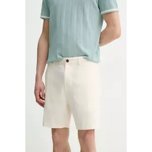 Theory pantaloni scurti din in barbati, culoarea bej, P0373206 imagine