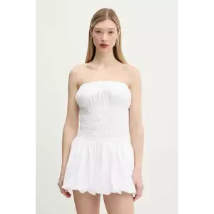 Hollister Co. rochie culoarea alb, mini, dreaptă, KI359-5077 imagine