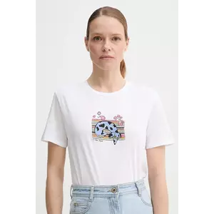 PS Paul Smith tricou din bumbac femei, culoarea alb, W2R.G799.PP4951 imagine