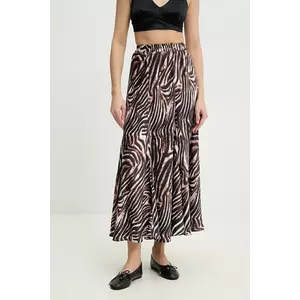 Answear Lab fustă culoarea maro, maxi, evazati imagine