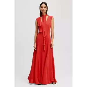 Karl Lagerfeld rochie culoarea rosu, maxi, evazată, A2W13011 imagine