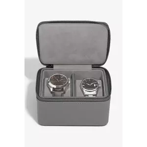 Stackers cutie de ceasuri de călătorie culoarea gri, 0 imagine