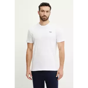 Fila tricou din bumbac Laas barbati, culoarea alb, cu imprimeu, FAM0874 imagine