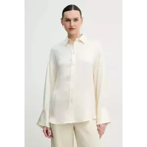 2NDDAY camasa Clarose femei, culoarea bej, cu guler clasic, regular, 2252132215 imagine