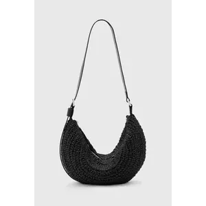 AllSaints poseta HALF MOON culoarea negru, W118XC imagine