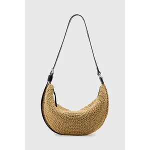 AllSaints poseta HALF MOON culoarea bej, W118XC imagine