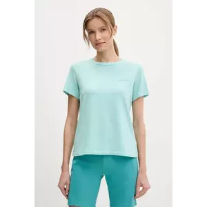 Columbia tricou sport Sun Trek culoarea turcoaz, 2119711 imagine
