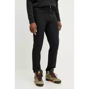 Haglöfs pantaloni de exterior Korp Lite culoarea negru, drept, 607759 imagine