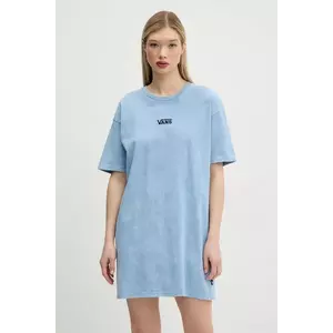 Vans rochie din bumbac mini, oversize, VN00046QE2W1 imagine