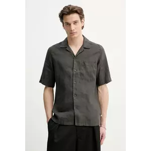 Samsoe Samsoe camasa de in OSCAR barbati, culoarea gri, regular, M23100038 imagine