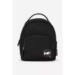 Karl Lagerfeld rucsac femei, culoarea negru, mic, neted, A2W30180 imagine