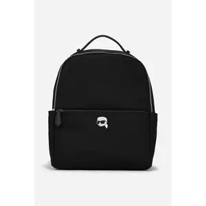 Karl Lagerfeld rucsac femei, culoarea negru, mic, neted, A2W30183 imagine