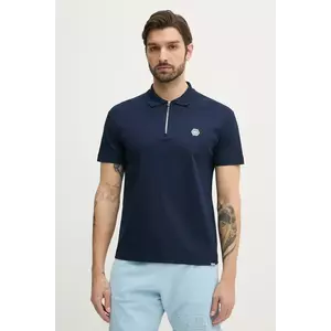 BALR. polo de bumbac barbati, culoarea albastru marin, neted, B1122.1040 imagine