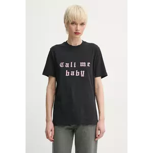 ZADIG&VOLTAIRE tricou din bumbac femei, culoarea negru, JWTS02804 imagine