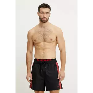 Diesel pantaloni scurti de baie VISPER-41-D-POP BOXER-SHORTS culoarea negru, A17465.0EPBA imagine