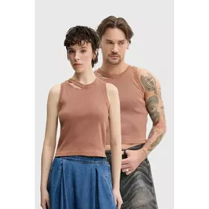 CAMPERLAB tricou din bumbac culoarea portocaliu, AU00030.002 imagine