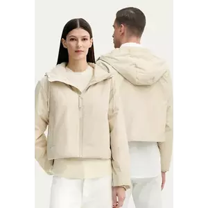 Rains geaca Lohja Short Insulated Jacket W3T1 culoarea bej, de tranzitie, 15780 imagine