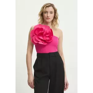 Answear Lab bluza femei, culoarea roz, cu imprimeu imagine